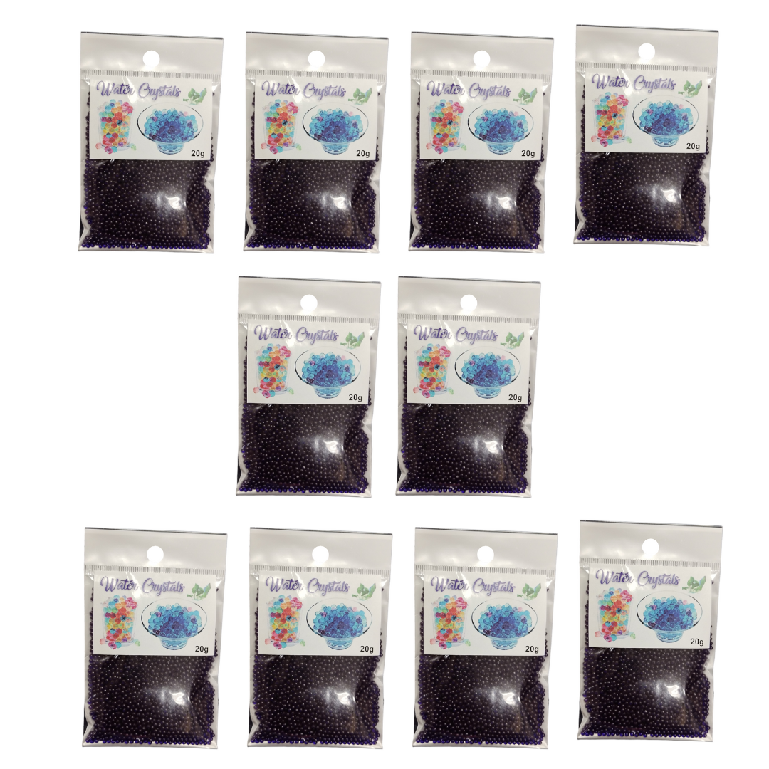 Growing Water Crystal Beads - 10 Pack - Purple