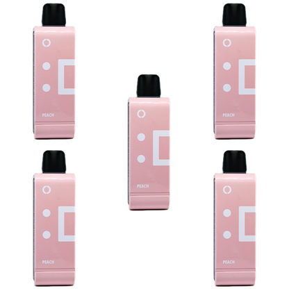 Elf Bar 9000 Puffs Rechargeable Pod 50mg - Peach - 5 Pack