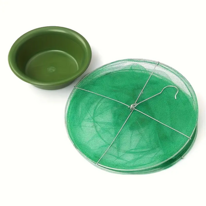 Reusable Reinforced Mesh Hanging Trap Foldable Fly Cage
