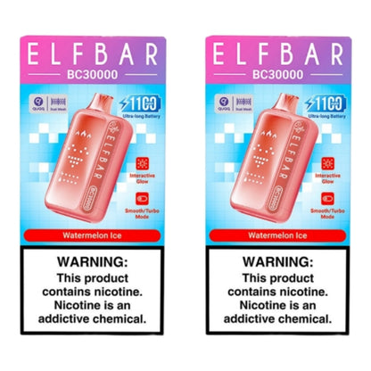 Elf Bar BC30000 Disposable Vape - Watermelon Ice (Pack of 2)