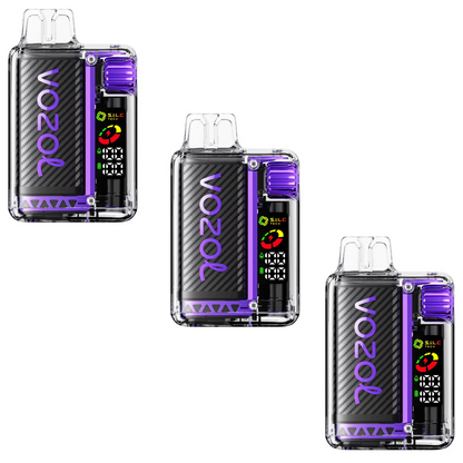 Vozol Vista 20000 Puff Disposable Vape - Strawberry Mango - 50mg - 3 Pack