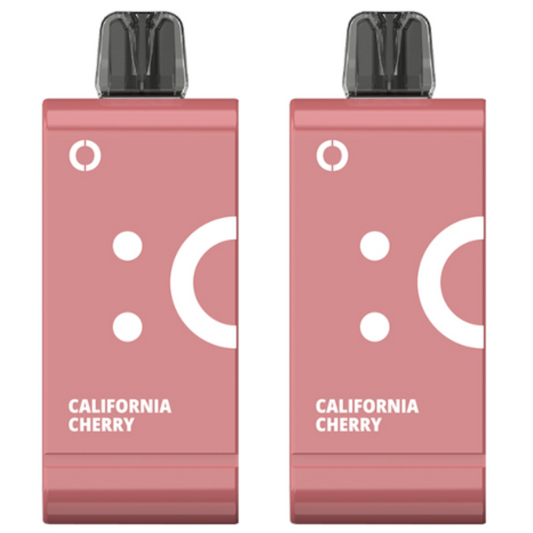 Elf Bar 18000 Puffs Rechargeable Pod 50mg - California Cherry - 2 Pack