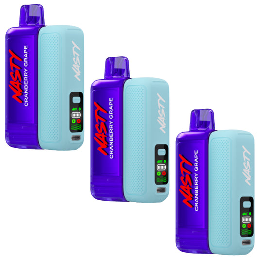 Nasty Versa 30k Starter Kit - Cranberry Grape - 3 Pack