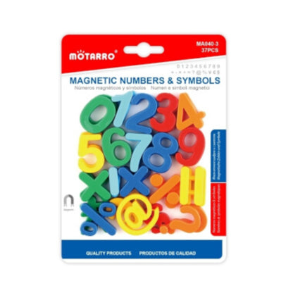 Motarro Magnetic Numbers and Symbols 37PCS