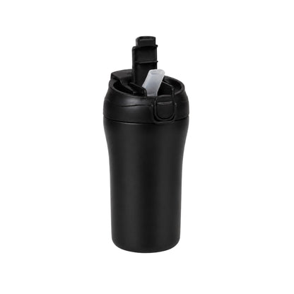 Travel Mug Flip Straw Lid - Black
