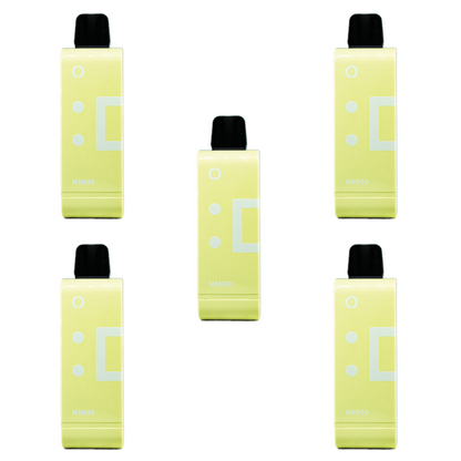 Elf Bar 9000 Puffs Rechargeable Pod 50mg - Mango - 5 Pack