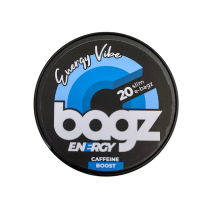 Bagz - Energy Caffeine Slim E-Bagz - 20 Pouches - 80mg Caffeine Boost - Energy Vibe