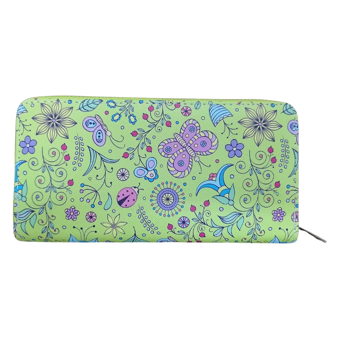 Wallet Green Butterfly/Lady Bird