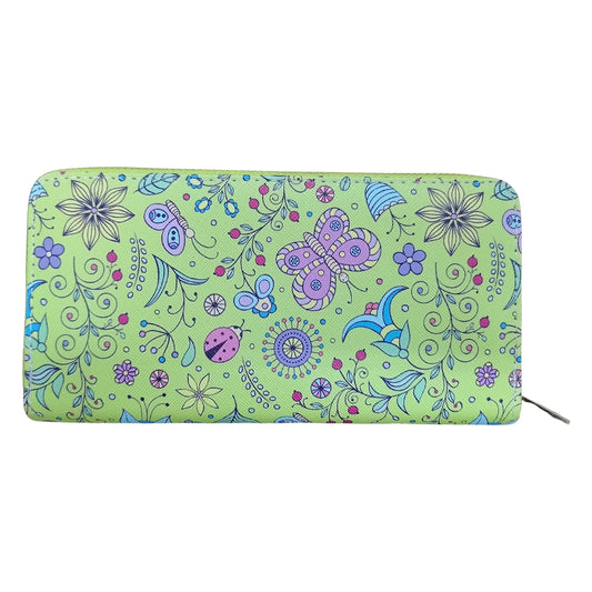 Wallet Green Butterfly/Lady Bird