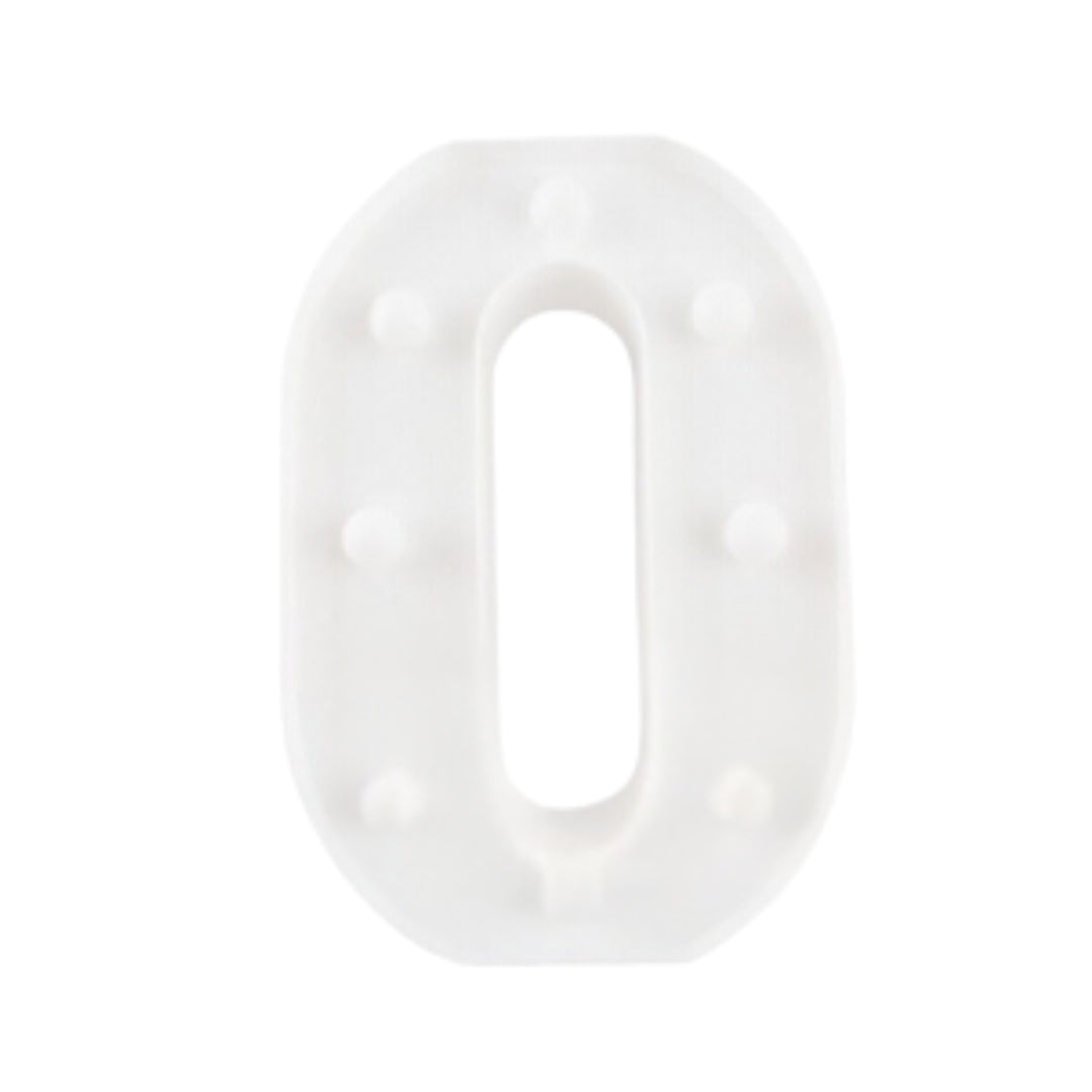 Motarro Led Numbers Light 22cm - Number 0