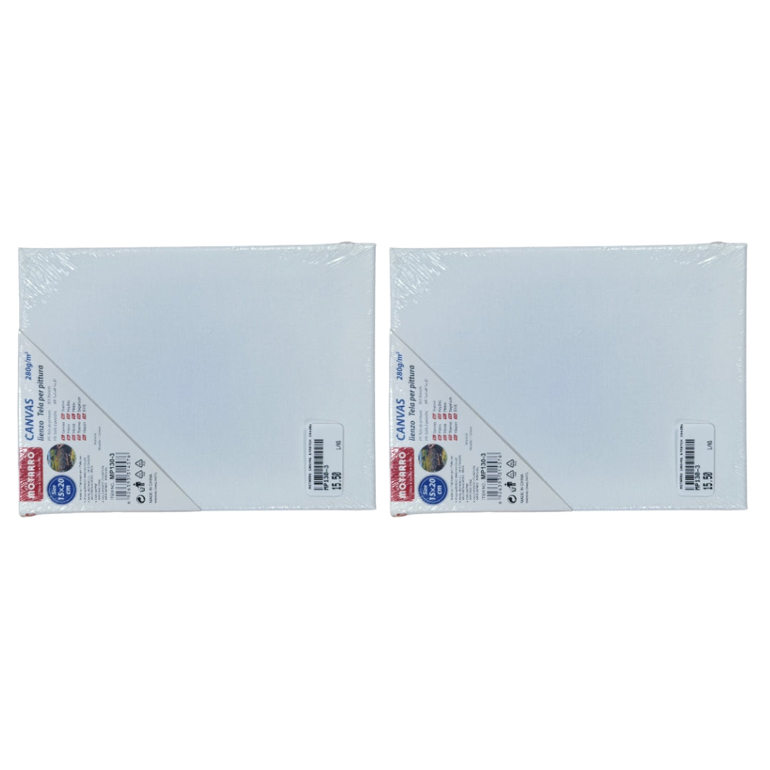 Motarro Canvas Stretch - 2 Pack - 15x20cm
