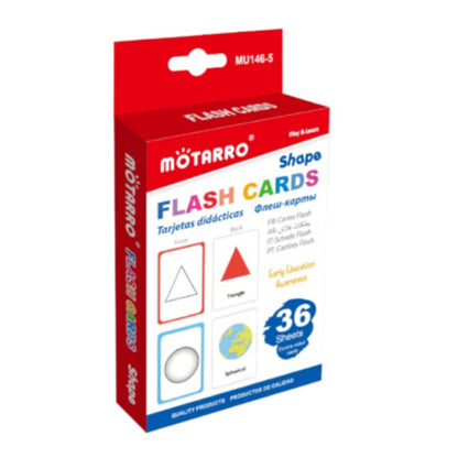 Motarro Flash Cards 36 Sheets - Shapes