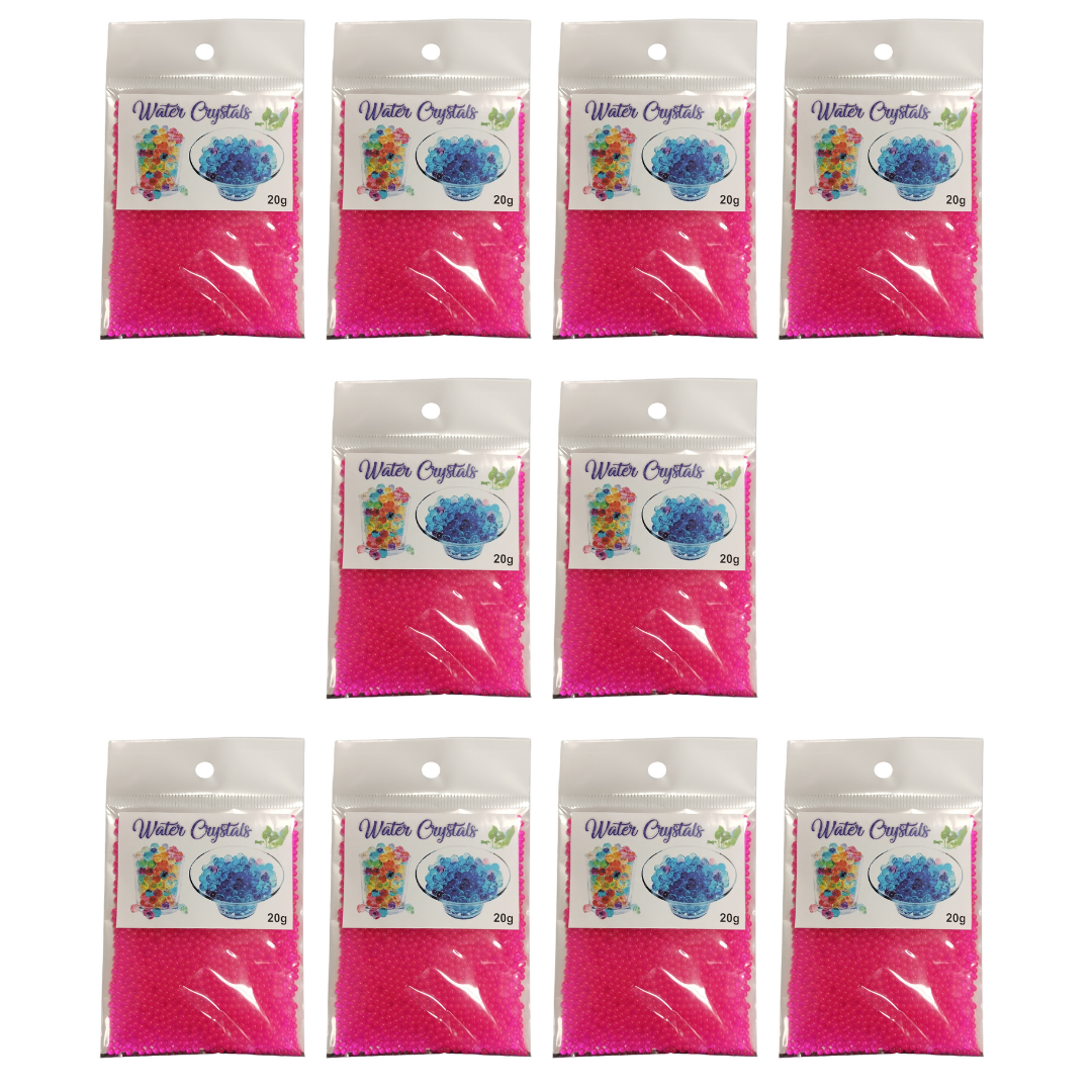 Growing Water Crystal Beads - 10 Pack - Pink