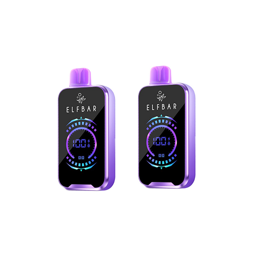 Elf Bar 18000 Puffs Disposable Vape - Strawberry Grape - 2 Pack