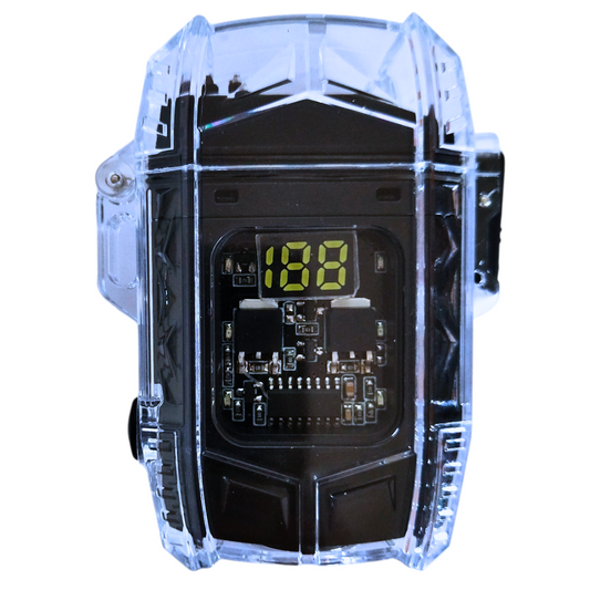 Portable Waterproof Camping Ignition Lamp With Primary And Secondary LED - Black