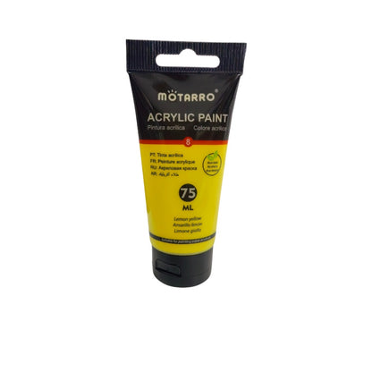 Motarro - Acrylic Paint - 75ml - Lemon Yellow