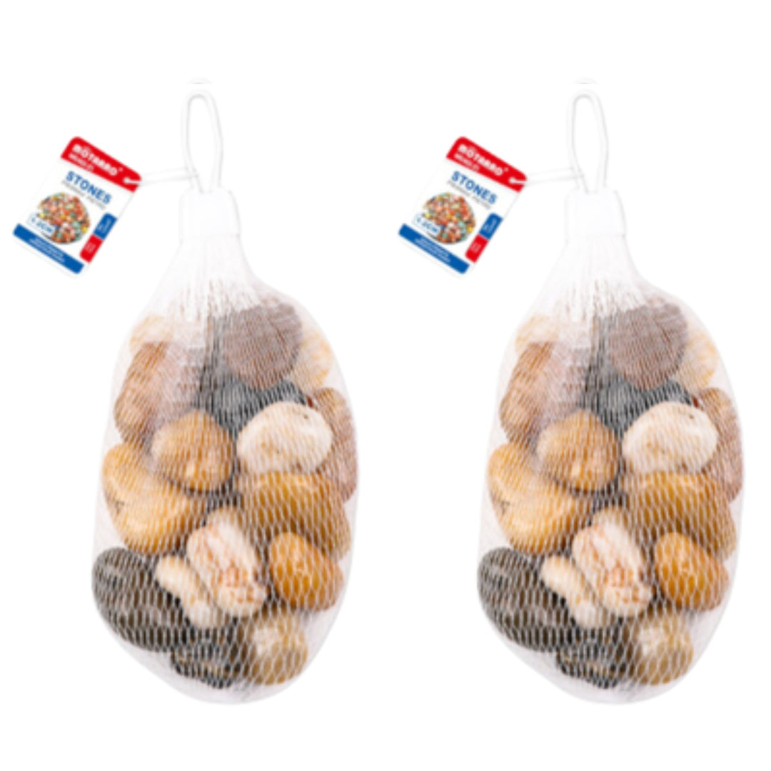 Motarro stones 1/2cm - 2 Pack - Dark Brown