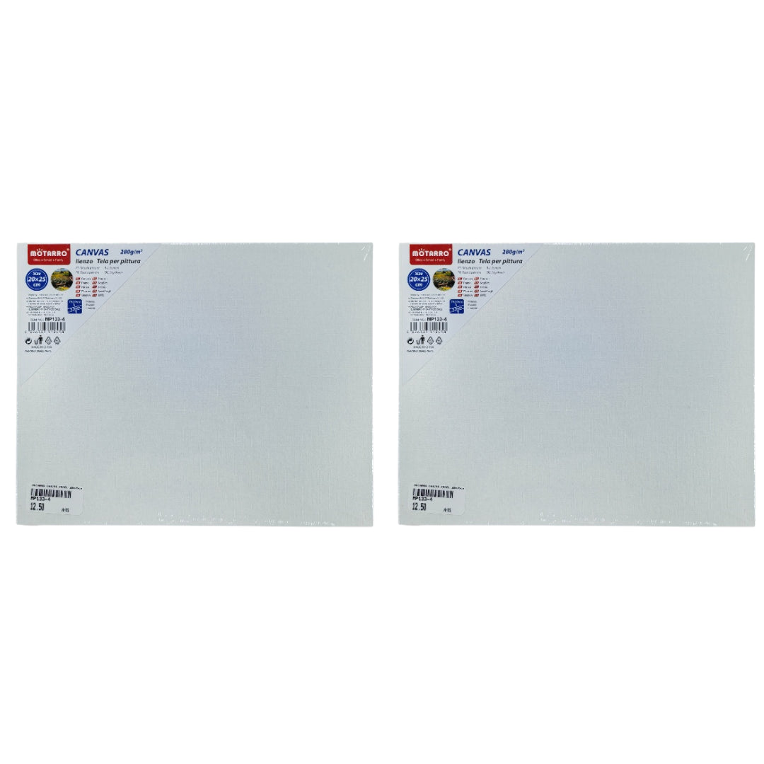 MOTARRO CANVAS PANEL - 2 Pack - 20x25cm