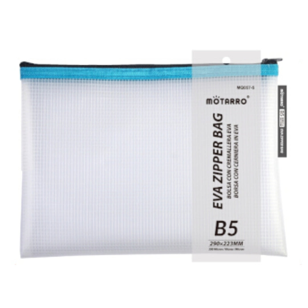 Motarro Eva Zipping Bag B5 290x223mm - Blue