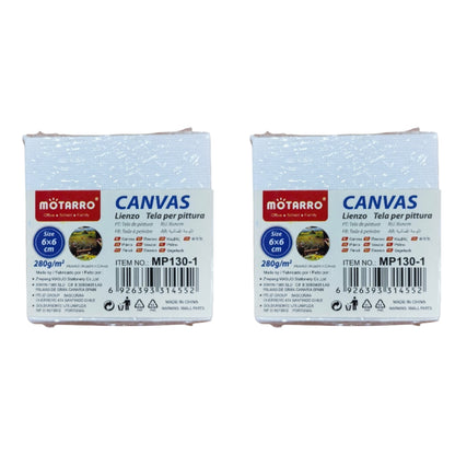 Motarro Canvas - 6x6cm - 2 Pack
