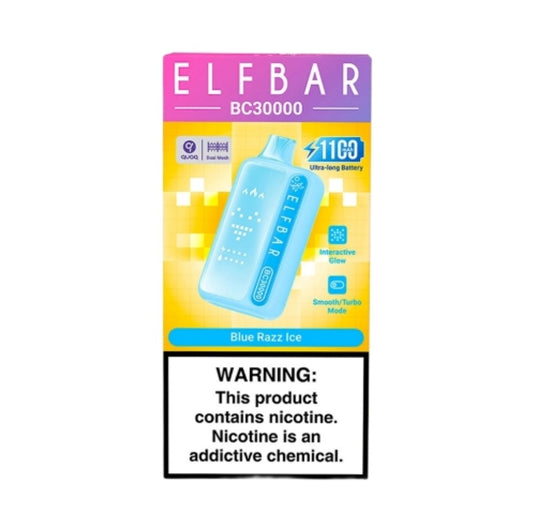 Elf Bar BC30000 Disposable Vape - Blue Razz Ice
