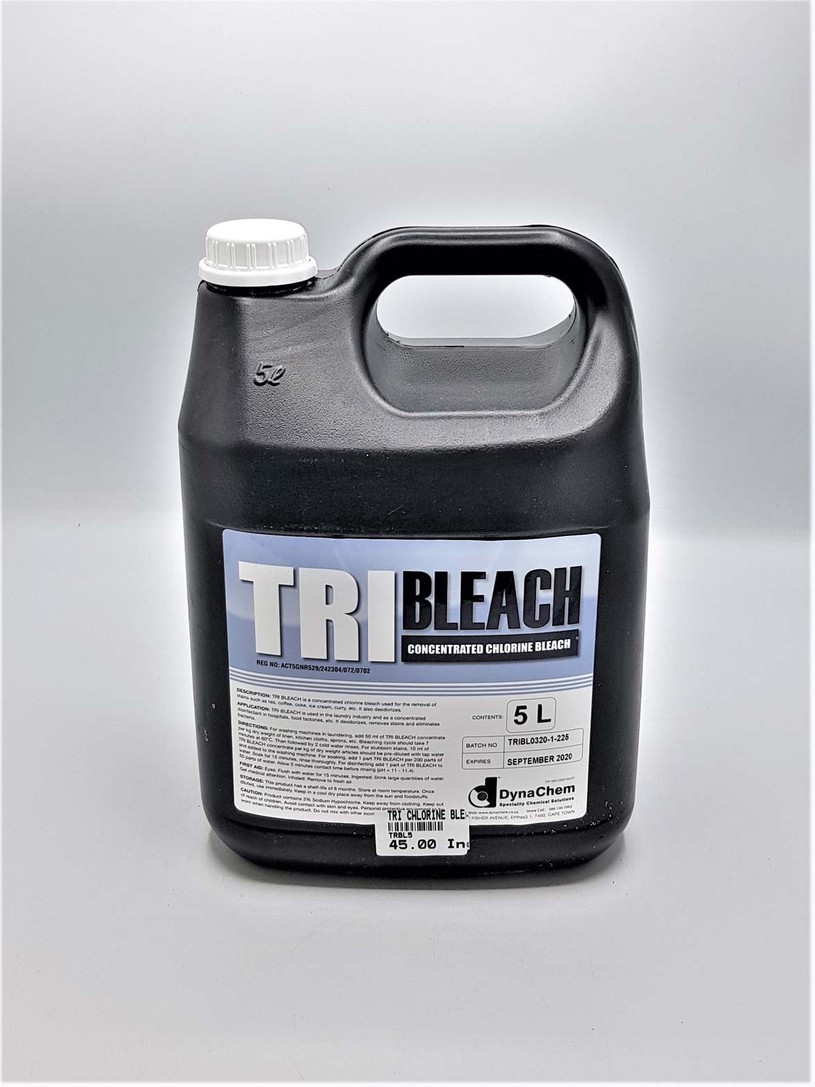 TRI-BLEACH Chlorine Bleach 5L - Industrial Strength