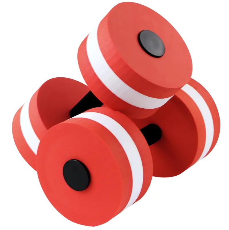 Swimming Dumbbell for Aerobics Workout - 2 Piece - Red