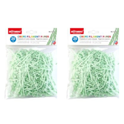 Motarro Crepe Filament Paper 20g - 2 Pack - Green