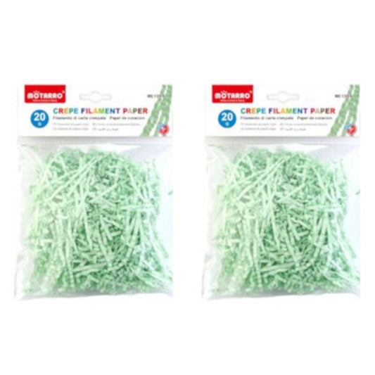 Motarro Crepe Filament Paper 20g - 2 Pack - Green