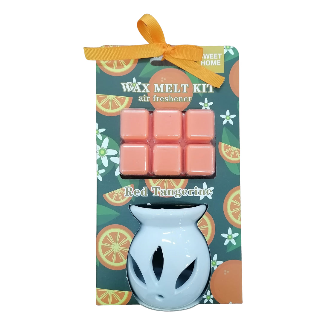 Wax Melt Burner Kit - Red Tangerine