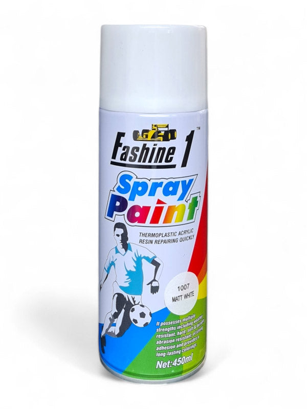 Fashine 1- Spray Paint - 450ml - Matt White