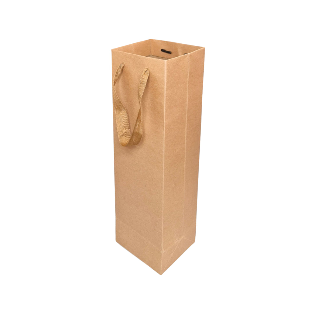 Gift Bag Wine 35×11×9cm - Natural