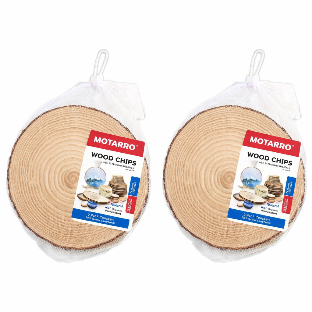 Motarro Wooden Chips - 2 Pack - 130/140mm