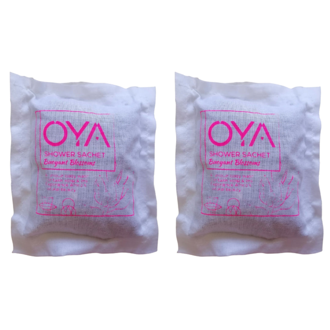 OYA Shower Sachet 110g 2 Pack - Buoyant Blossoms