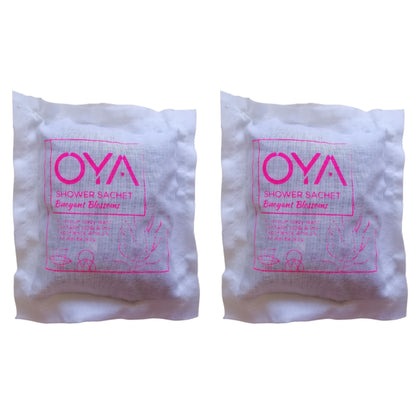 OYA Shower Sachet 110g 2 Pack - Buoyant Blossoms