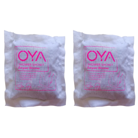 OYA Shower Sachet 110g 2 Pack - Buoyant Blossoms