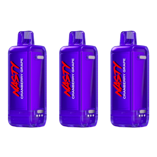 Nasty Versa 30k Disposable POD - Cranberry Grape - 3 Pack