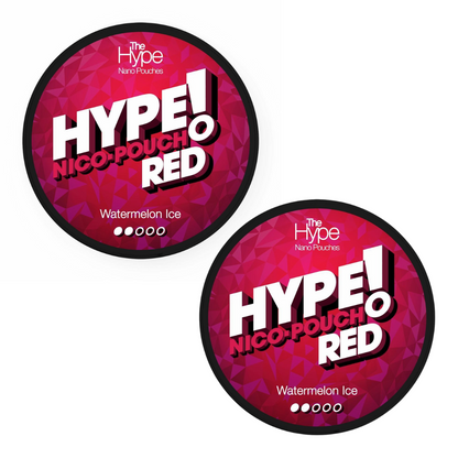 Hype Nicotine Pouches - 15 Nano Pouches 8mg - 2 Pack - Watermelon Ice