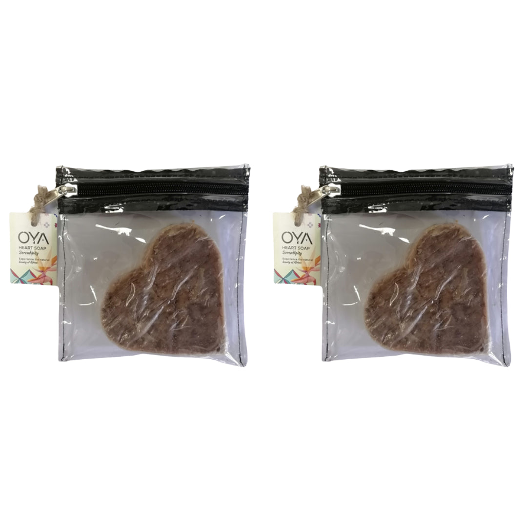 Oya Heart Soap Large - Serendipity 2 Pack