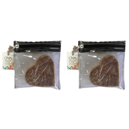 Oya Heart Soap Large - Serendipity 2 Pack