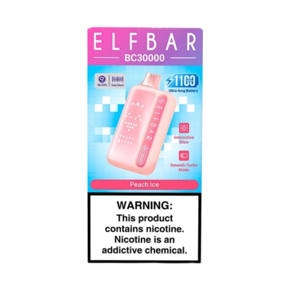 Elf Bar BC30000 Disposable Vape - Peach Ice