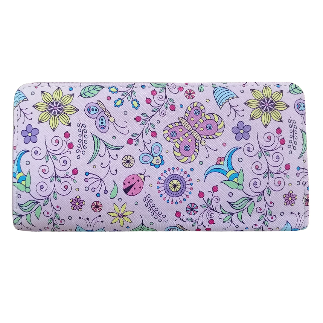 Wallet Pink Butterfly/Lady Bird