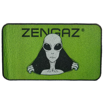 Zengaz Door Mat - Non Slip - Peeking Alien