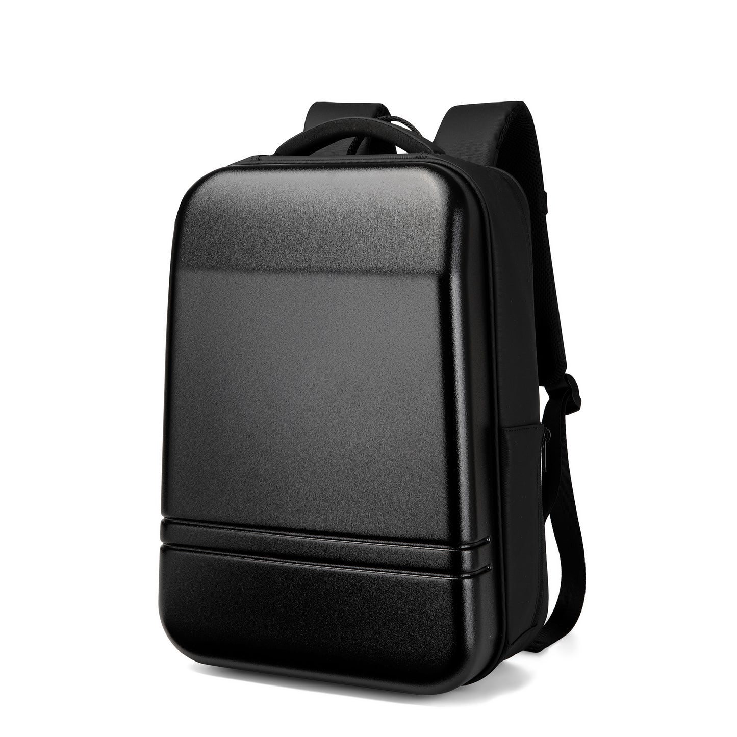 Hard Shell Large Capacity Business Travel Backpack - Black