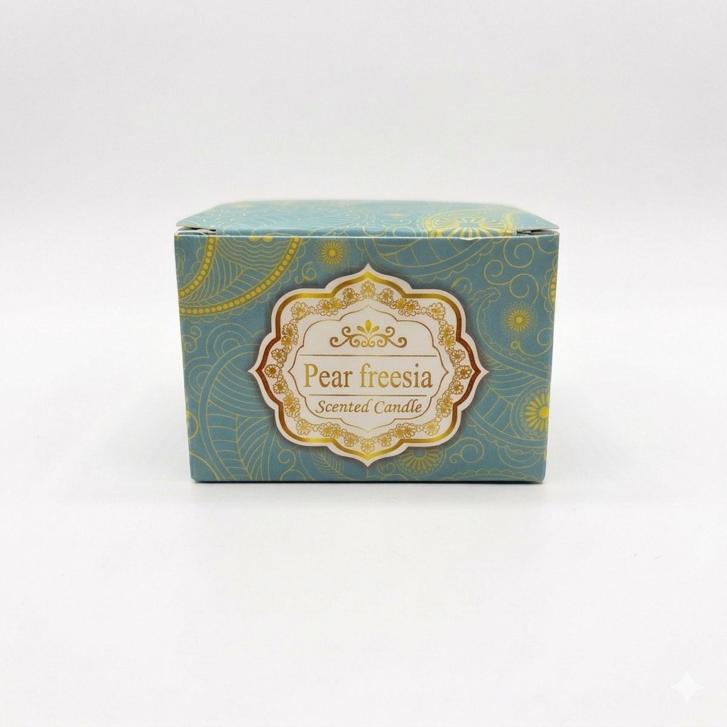 Artisan Soy Wax Scented Tin Candle - Pear Freesia