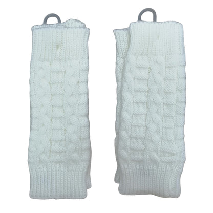 2 Piece Arm Warmers - White