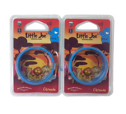 Little Joe Scented Band Insect Repellent - 2 Pack Small Blue